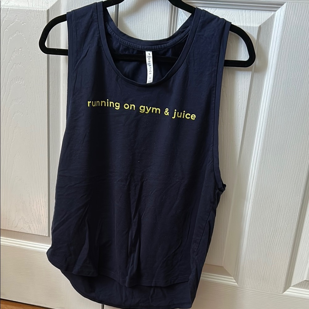 Fabletics Navy Tank Top